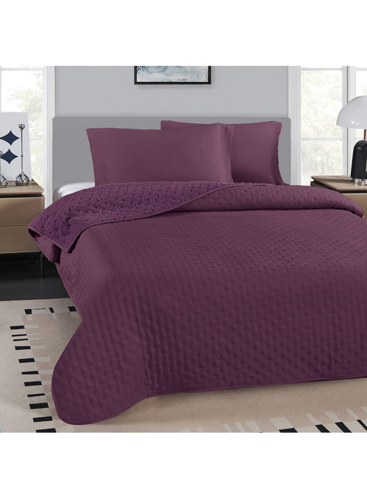 Quilt Sherpa Roma 15P Burdeo