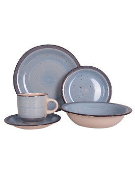 Set Vajilla STW Azul 30 pzas.