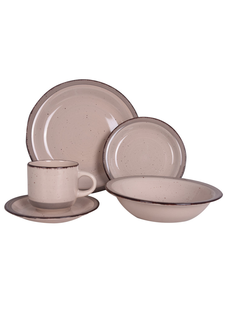Juego Vajilla STW Beige 30 pzas.