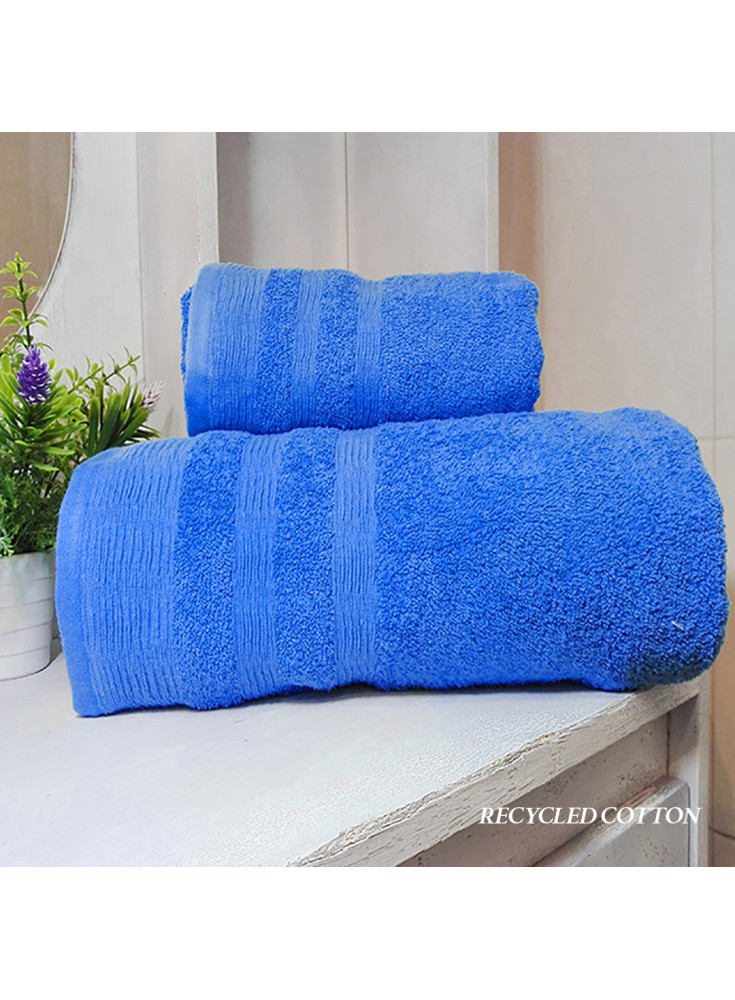 Set Toallas Illusions 500g 2Piezas Azul