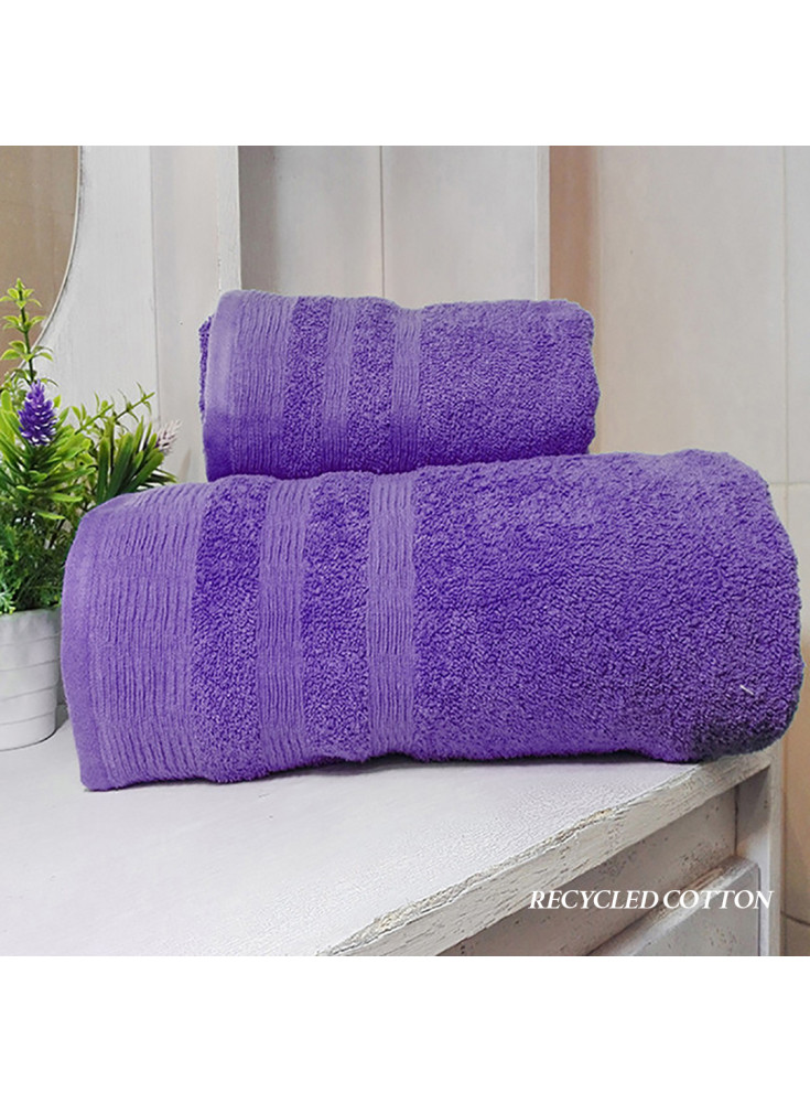 Set Toallas Illusions 500g 2Piezas Morado