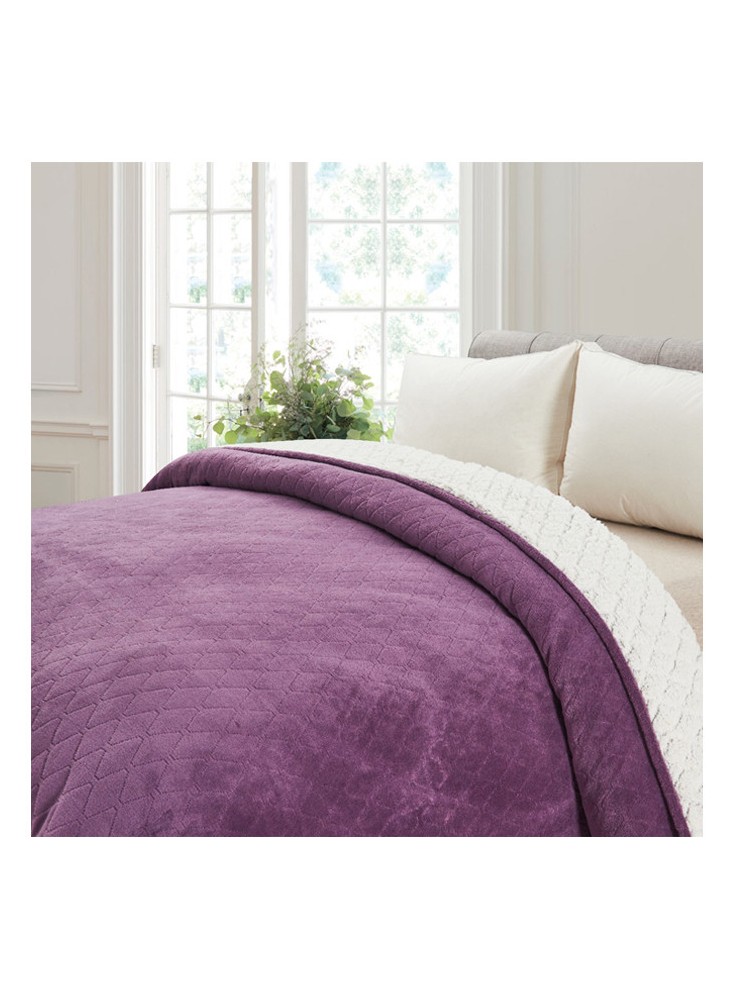 Cobertor Coral Lilac / 2 Plazas