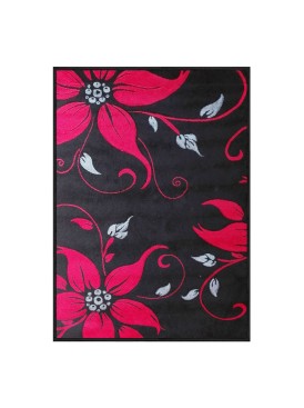 Alfombra Frize Carved D1 80x120 Negro