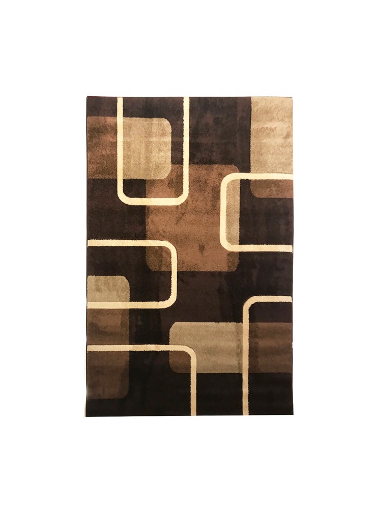 Alfombra Frize Carved D2 80x120 Cafe