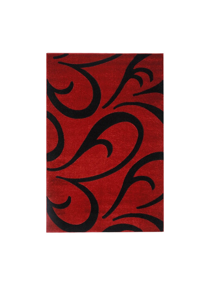 Alfombra Frize Carved D3 80x120 Rojo Alfombra Frize Carved D3 80x120 Rojo