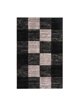 Alfombra Frize Carved D4 80x120 Negro