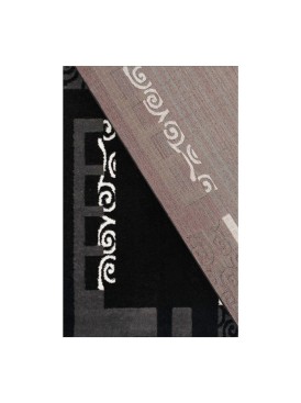 Alfombra Frize Carved D5 80x120 Negro