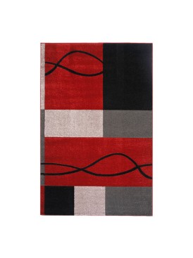  Alfombra Frize Carved D5 80x120 Red
