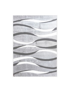 Alfombra Frize Carved D6 80x120 Gris