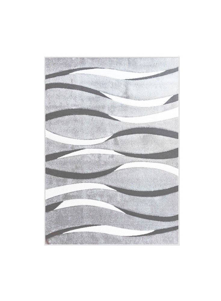Alfombra Frize Carved D6 80x120 Gris
