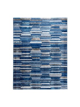 Alfombra Frise Carved Florida D5 80x120 Blue