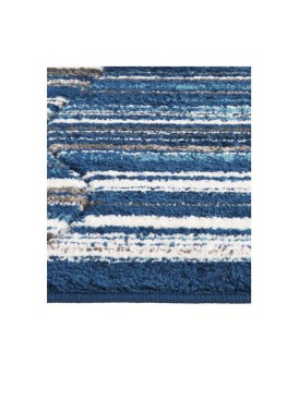 Alfombra Frise Carved Florida D5 80x120 Blue