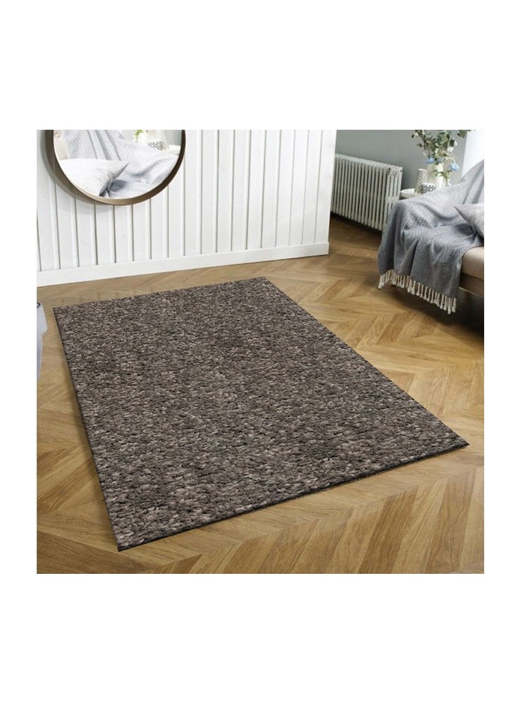 Alfombra Frise Lisa 150 x 200 Gris