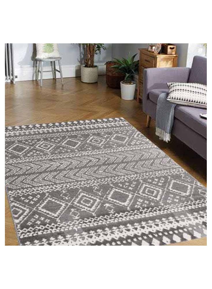 Heatset Ethnic 160x230 Gray