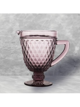 Jarro de vidrio Murano Rosa 1 Lt.