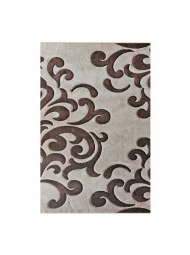 Alfombra Frise Carved D3 80x120 Beige