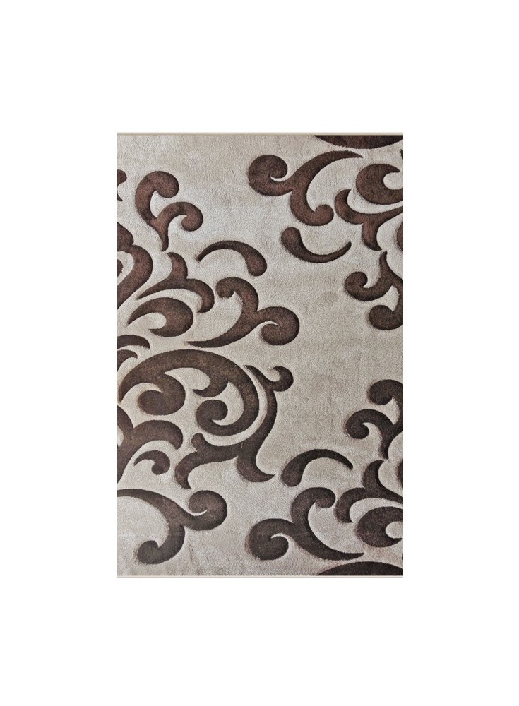 Alfombra Frise Carved D3 80x120 Beige