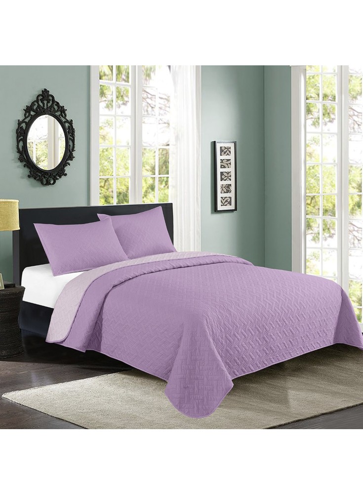 Quilt Bicolor 15P Purple