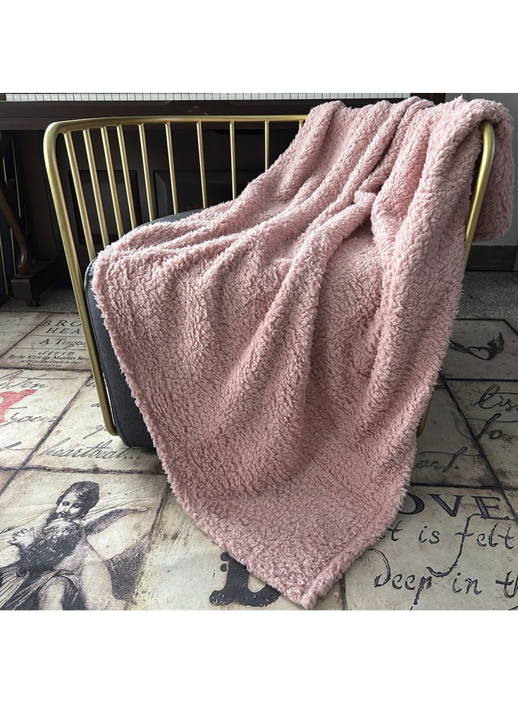 Manta Sherpa Illusions Rosa