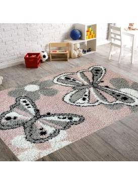 Shaggy Infantil Butterfly 120x170