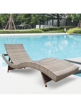 Reposera Rattan Scala Beige