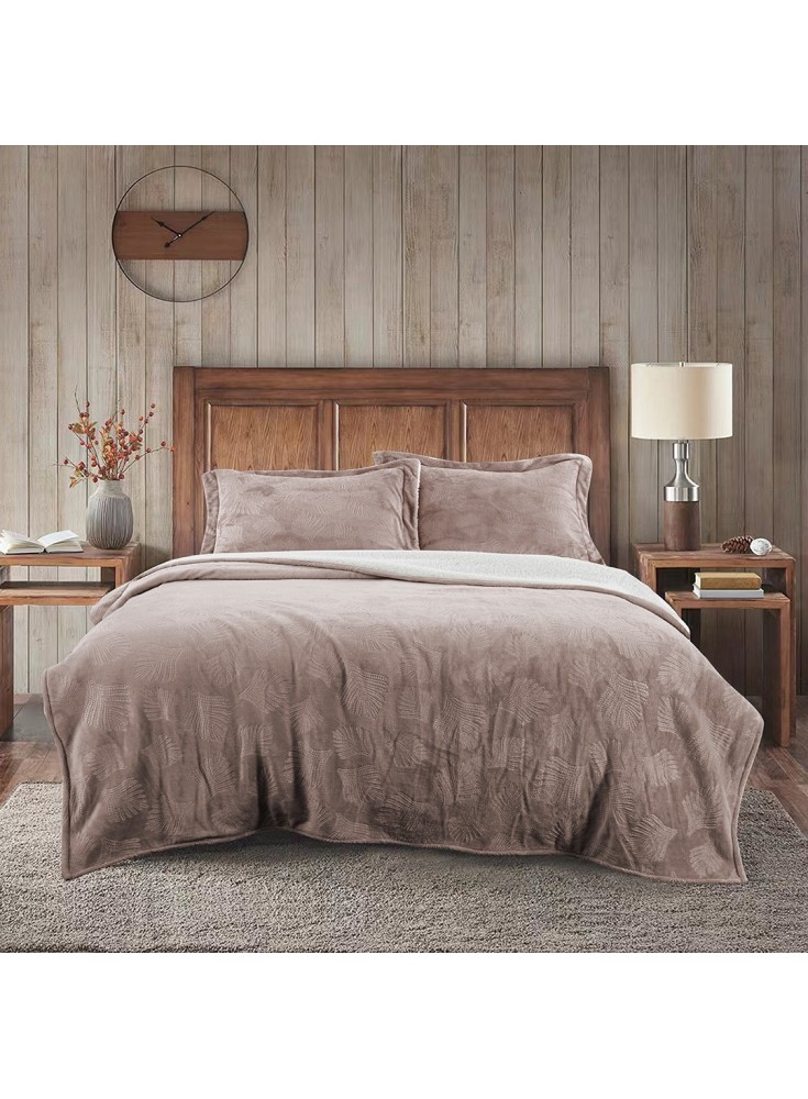 Cobertor Embossed Plum 25P