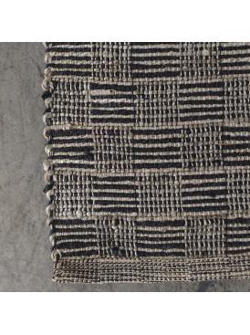 Jute Tibet 60x90 Negro