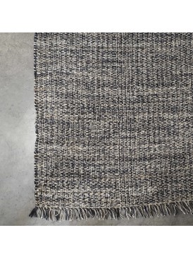 Jute Melange 160x230 Negro