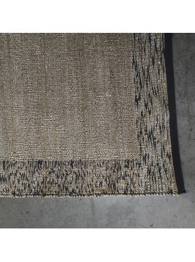 Jute Melange 60x90 Negro