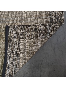 Jute Melange 240x340 Negro/Beige