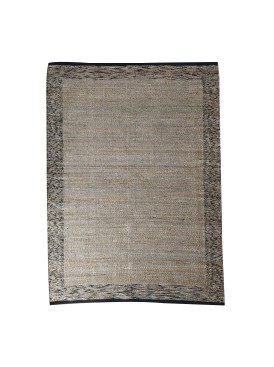 Jute Melange 160x230 Negro/Beige