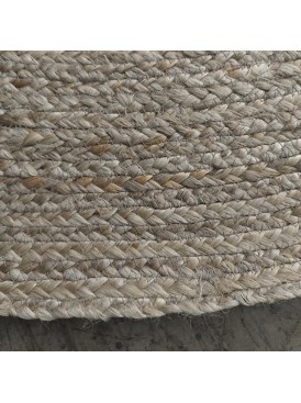 Jute Braided Redonda Beige Diámetro 200