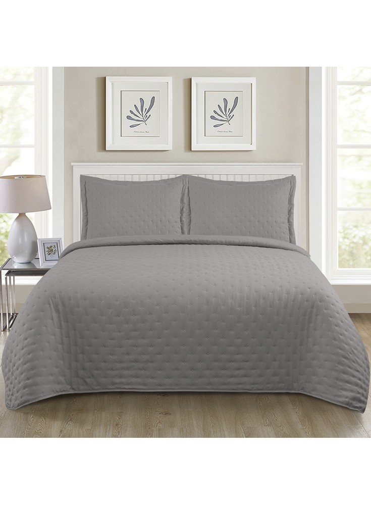 Quilt Roma 25P Gris Quilt Roma 25P Gris