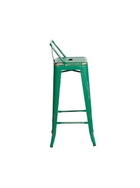 Silla High Vintage Verde Turquesa