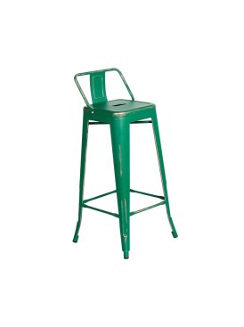 Silla High Vintage Verde Turquesa