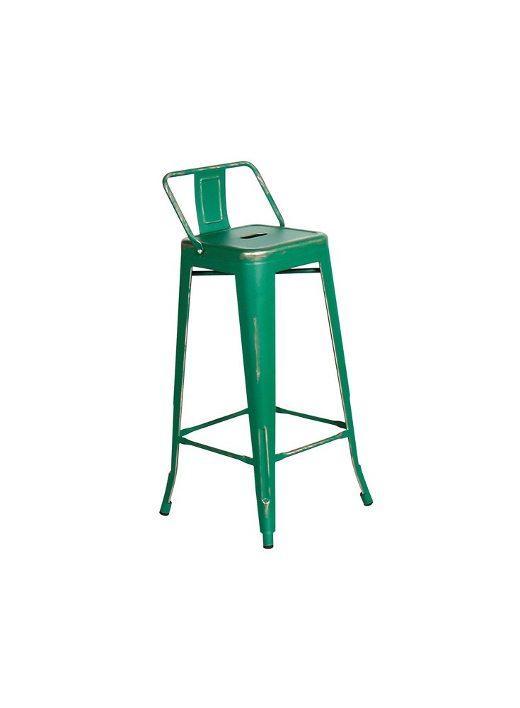 Silla High Vintage Verde Turquesa