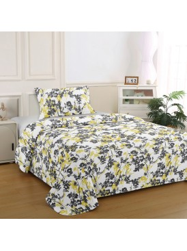 Quilt Bruselas Amarillo 1.5P