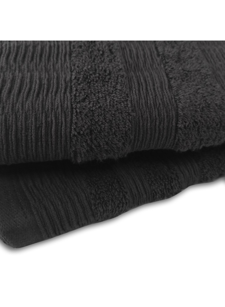 Set Toallas 500g 2 Piezas Negro