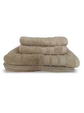 Set 4 Toallas Illusions Beige