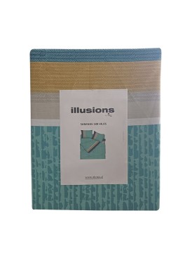 Sábana Illusions 180H Estampada Muge 10P