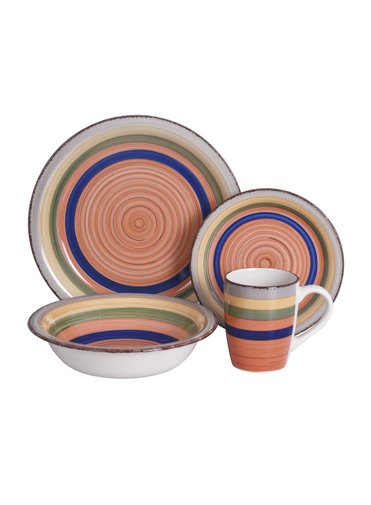 Set Vajilla 24 pzas. Zanse Orange