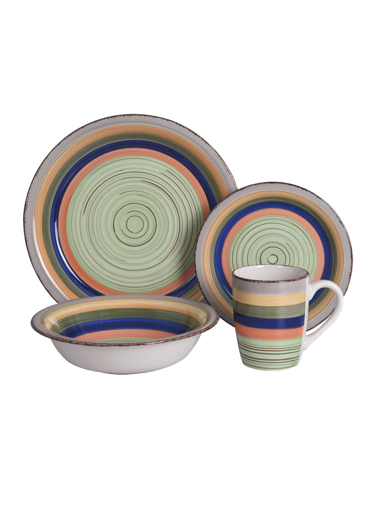 Set Vajilla 24 pzas. Zanse Green