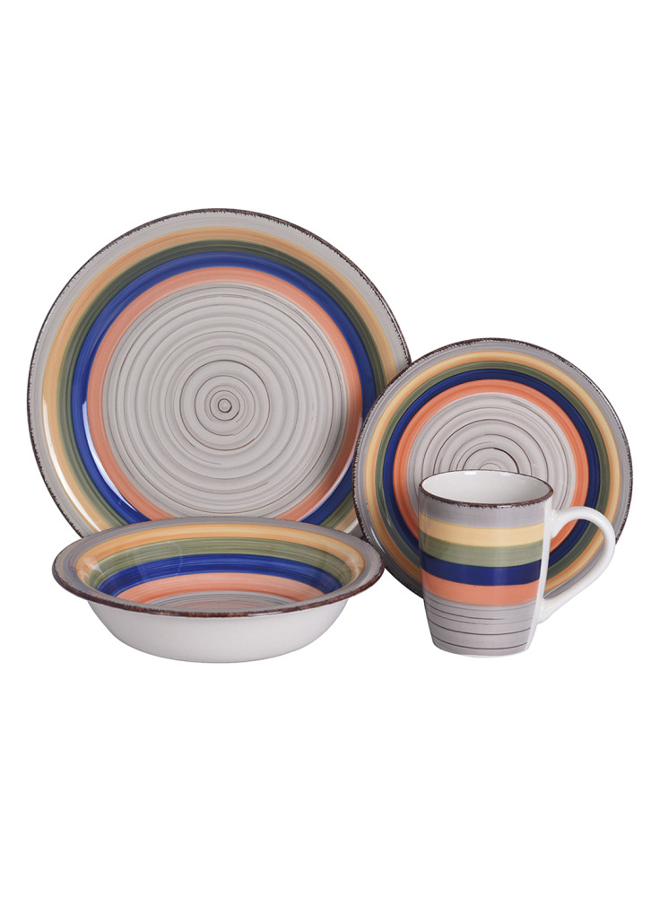 Set Vajilla 24 pzas. Zanse Beige