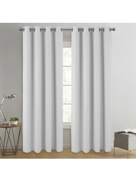 Set Cortinas Black Out Gris