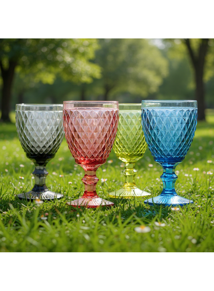 Set 4 Copas Color Murano