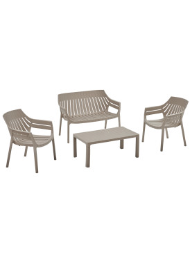 Juego Terraza Malaga Beige