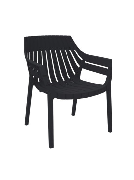 Juego Terraza Malaga Negro