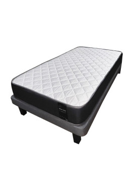 Cama Europea Illusions Gris 15P