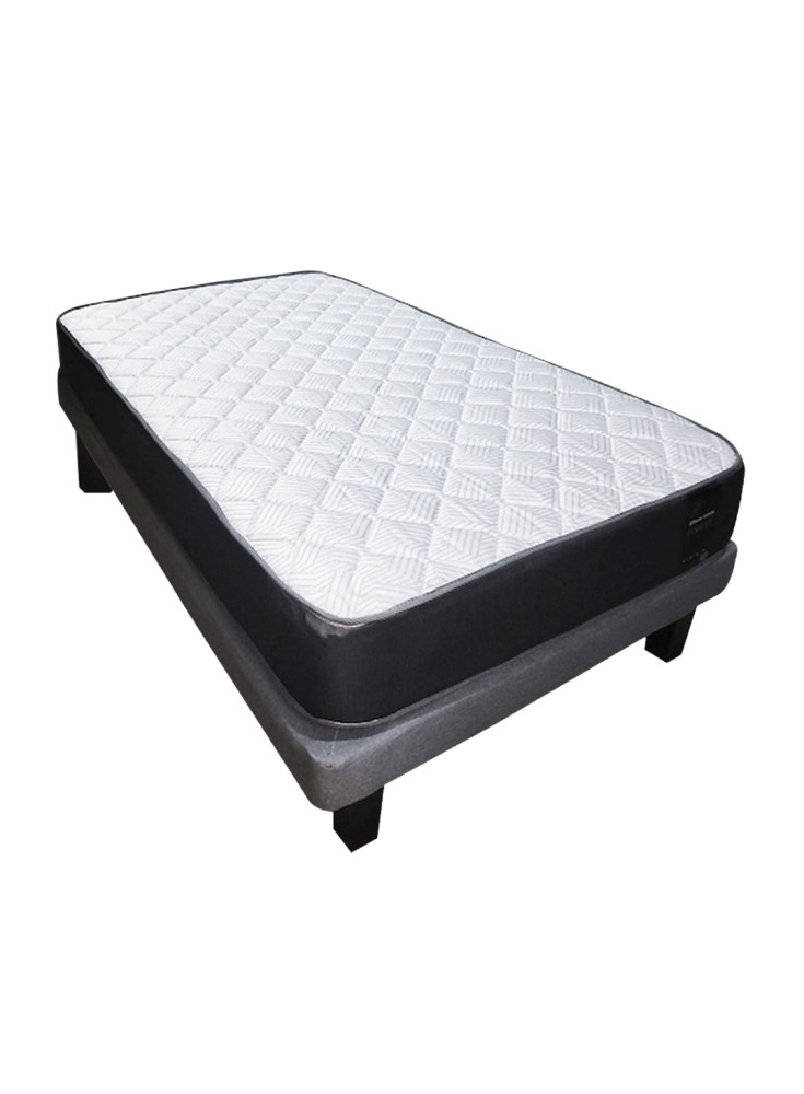 Cama Europea Illusions Gris 15P