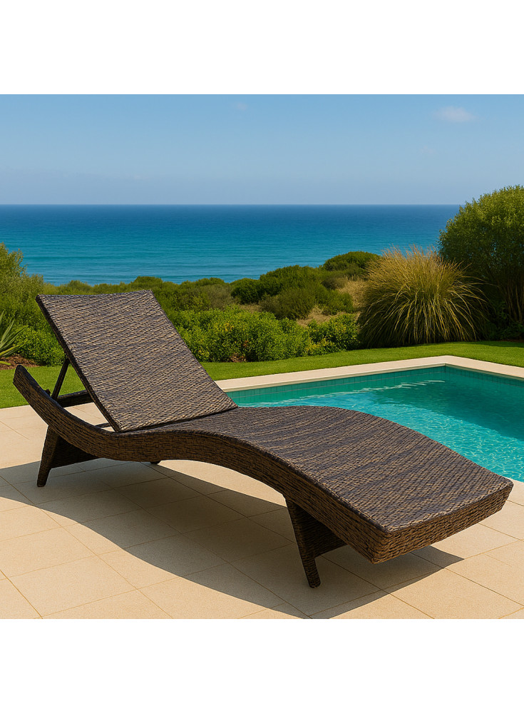 Reposera Rattan Scala Café